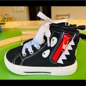 Carter’s Monster Hightops. Toddler boys size 6.